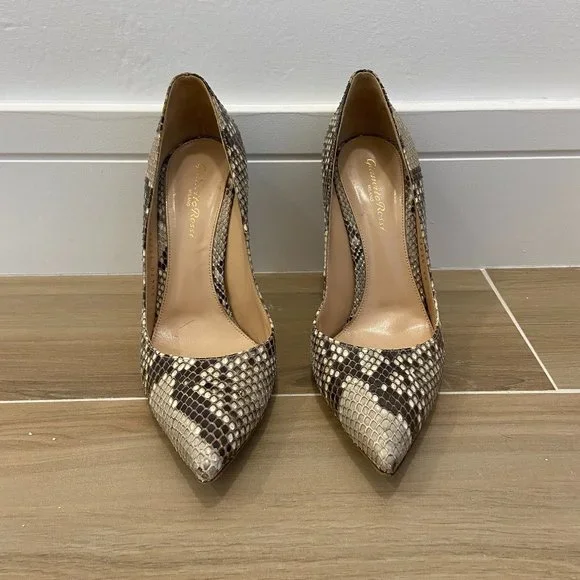 Gianvito Rossi Shoes Gianvito Rossi Snakeskin Heels Poshmark